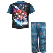 Wholesale - BOYS SHORT SLEEVE TOP W/PANTS PAJAMA SET 4-ASST SIZE C/P 6, UPC: 196027269343